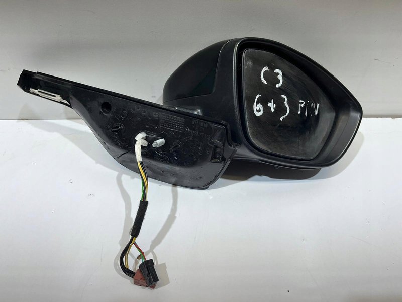 LUSTERKO PRAWE CITROEN C3 III 6+3 PIN 9 PIN 0211047