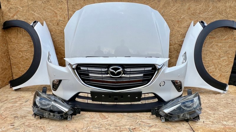 MAZDA CX3 CX 3 CX-3 PRZÓD KOMPLETNY MASKA ZDERZAK PAS LAMPY BŁOTNIKI