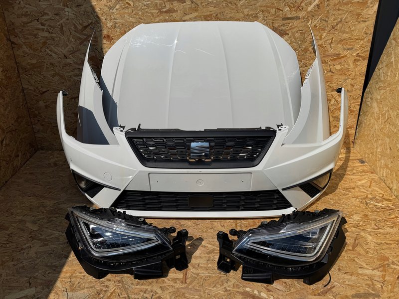 Seat IBIZA V 6F PRZÓD KOMPLETNY ZDERZAK PAS LAMPY BŁOTNIKI MASKA