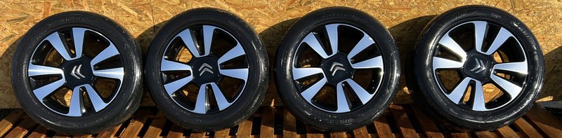 KOŁA ALUFELGI OPONY CITROEN C3 205/55/16 LATO STAN BARDZO DOBRY