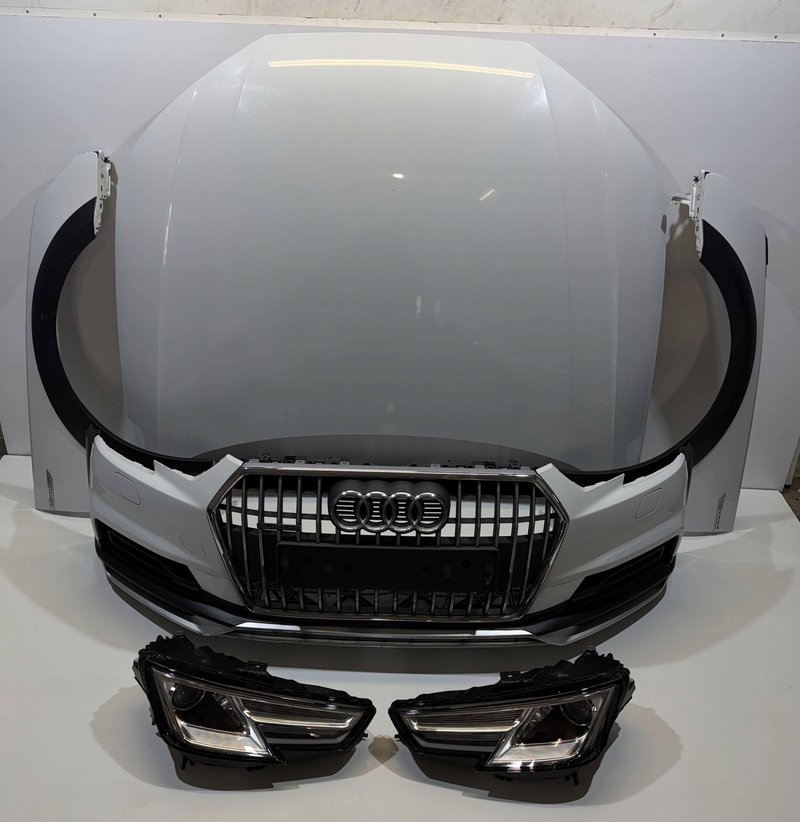 AUDI A4 B9 ALLROAD ZDERZAK MASKA PAS LAMPY PRZÓD KOMPLET