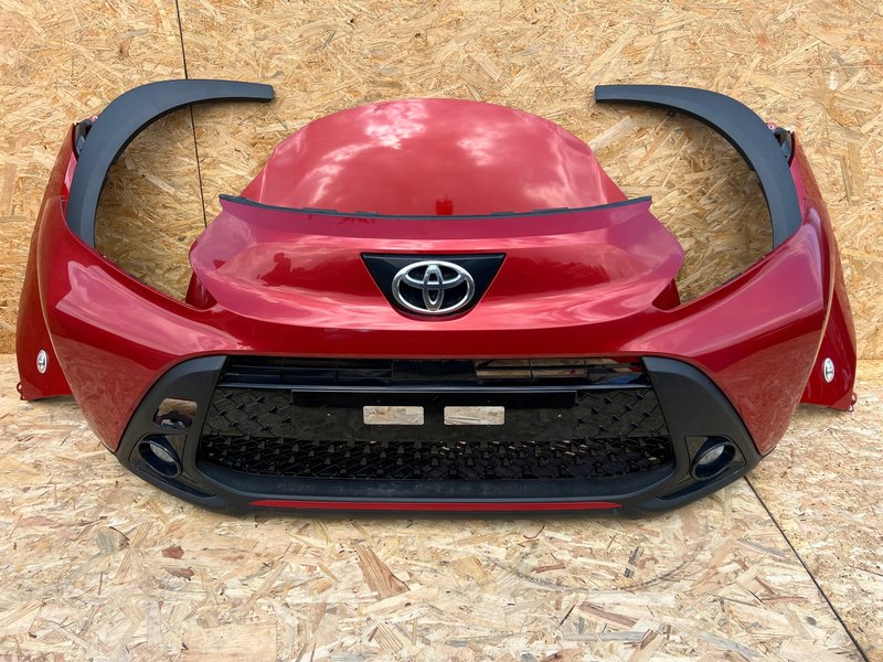 TOYOTA AYGO X MASKA ZDERZAK PRZÓD KOMPLET PAS PRZEDNI CHŁODNICE BŁOTNIKI