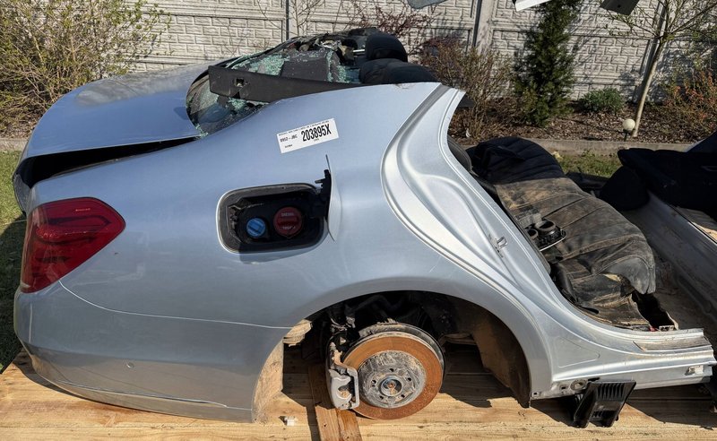 MERCEDES KLASA S W222 BŁOTNIK ĆWIARTKA TYLNA PRAWA PRAWY TYŁ