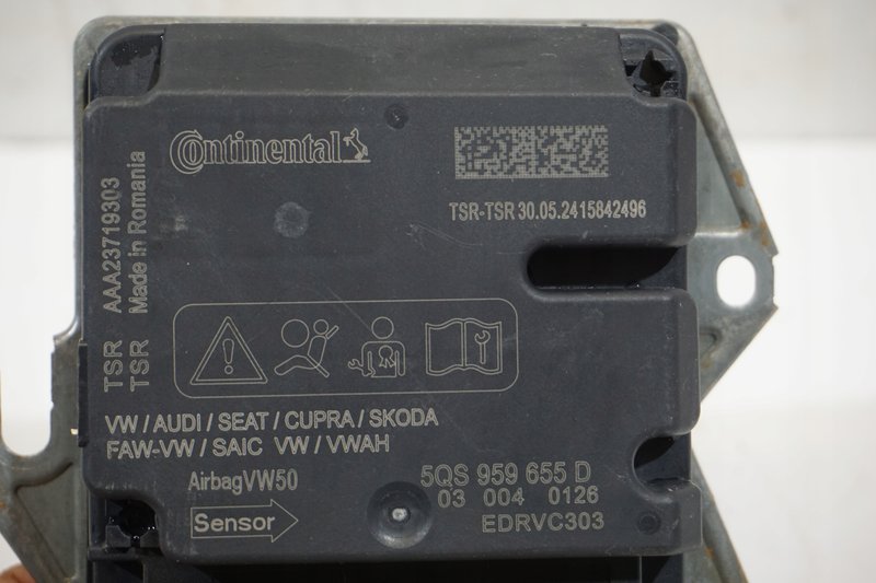 VW GOLF VIII MODUŁ STEROWNIK PODUSZEK 5QS959655D