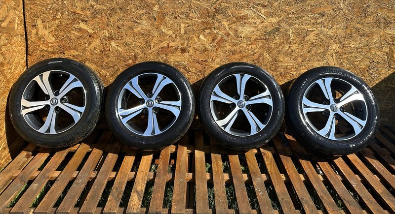 NISSAN OE FELGI ALUMINIOWE KOŁA OPONY 6.5Jx16 5x114.3 ET40 195/60 R16