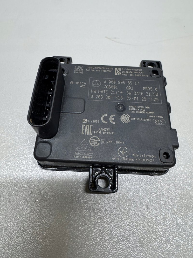 MERCEDES RADAR SENSOR ACC Zbliżeniowy Czujnik Zderzak DISTRONIC A0009058517