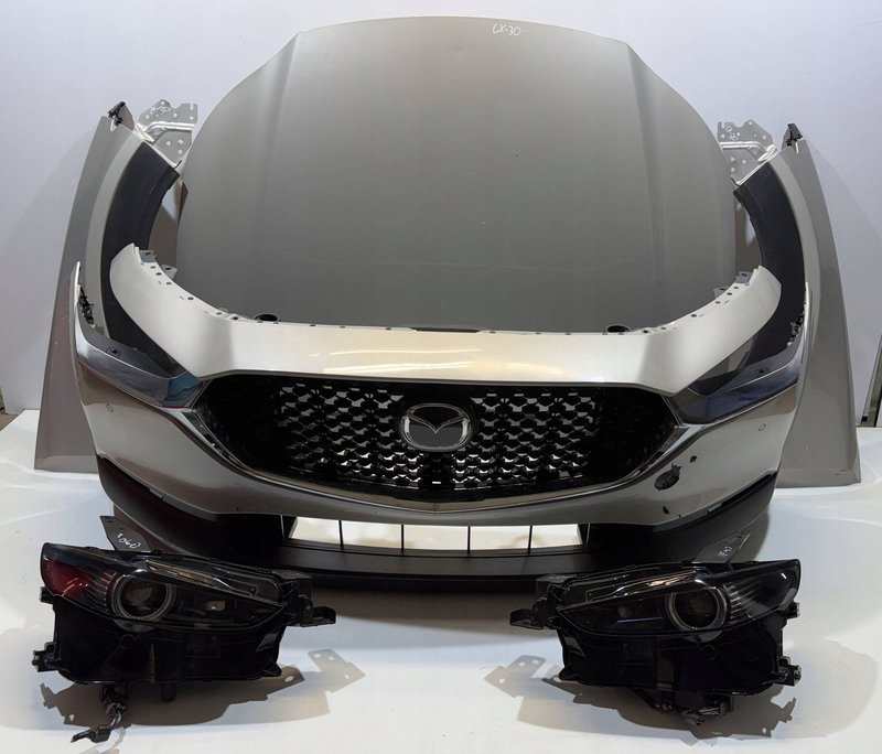 MAZDA CX-30 CX30 CX 30 PRZÓD KOMPLETNY ZDERZAK PAS PRZEDNI MASKA LAMPY