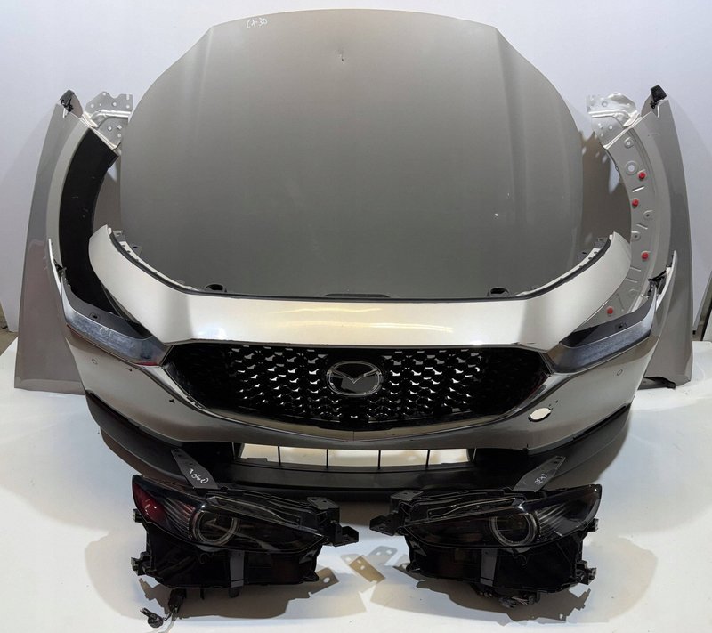 MAZDA CX-30 CX30 PRZÓD KOMPLETNY ZDERZAK PAS PRZEDNI MASKA LAMPY BŁOTNIKI