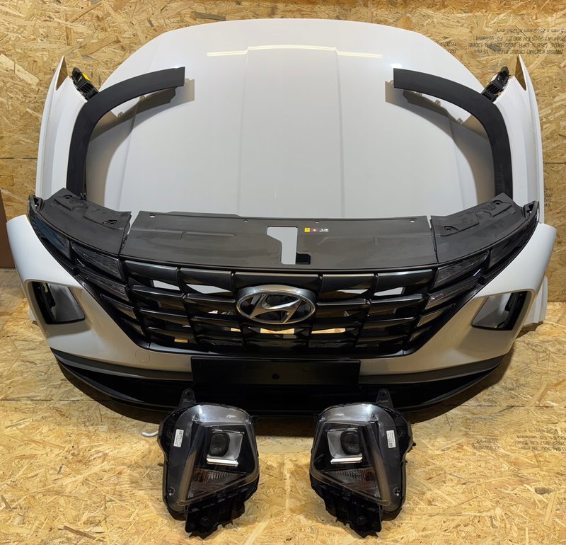 HYUNDAI TUCSON IV 1.6 Przód kompletny zderzak lampy maska pas błotniki