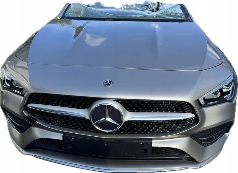 MERCEDES CLA W118 PRZÓD KOMPLETNY ZDERZAK MASKA LAMPY PAS PRZEDNI BŁOTNIKI