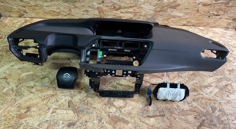 CITROEN C4 PICASSO II KONSOLA DESKA ROZDZIELCZA PODUSZKI